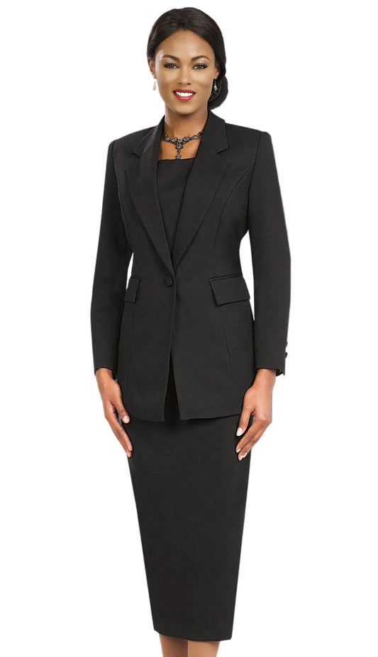 Ben Marc 2295-BLK-QS Church Suit