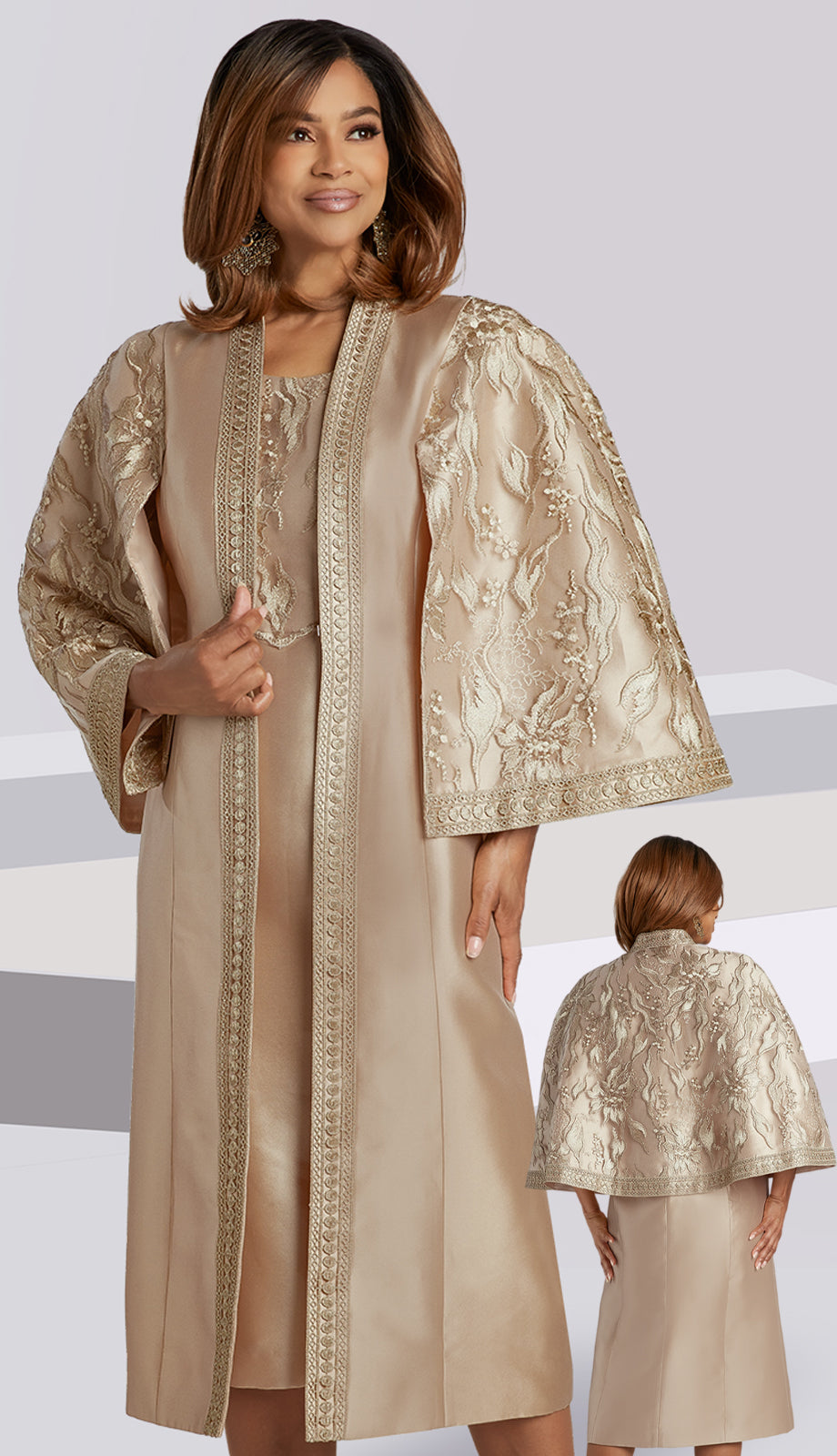 Donna Vinci 5833-IH Church Dress