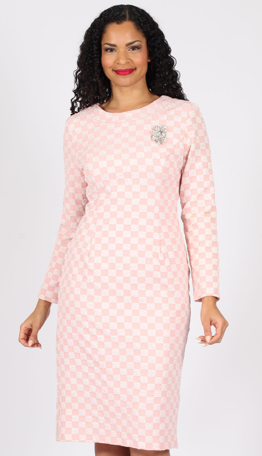 Diana Couture 8675-PNK Church Dress