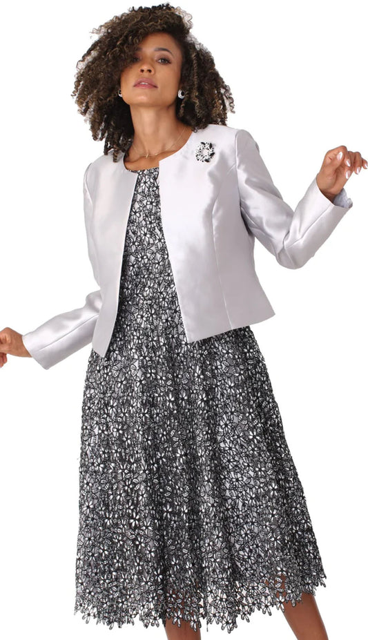 Tally Taylor 4805-SIL-IH Church Dress