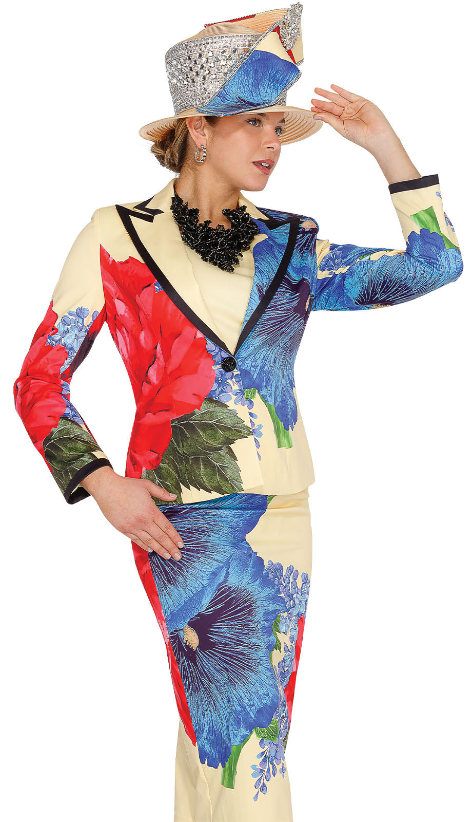 Elite Champagne 6152-BNP Church Suit