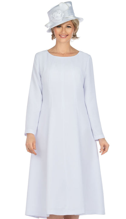 Giovanna 1451-WHT-H Church Hat