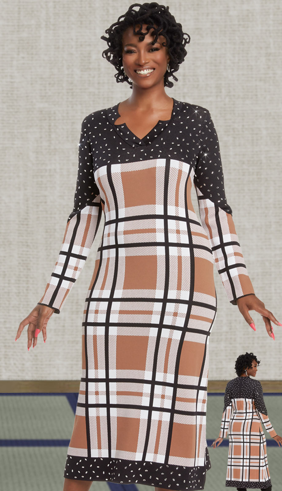Donna Vinci 13396-IH Church Dress