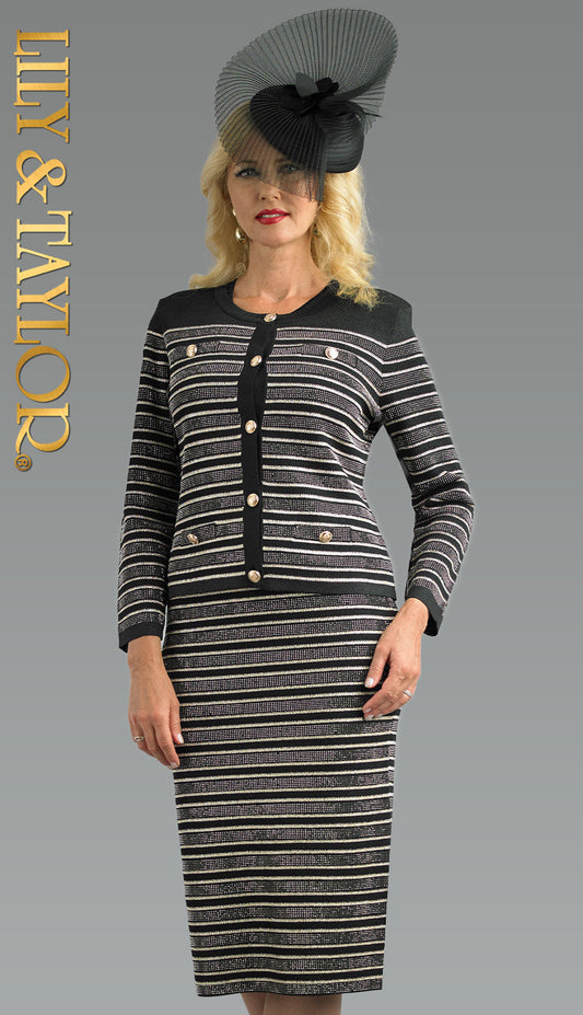Lily And Taylor 839-BLK