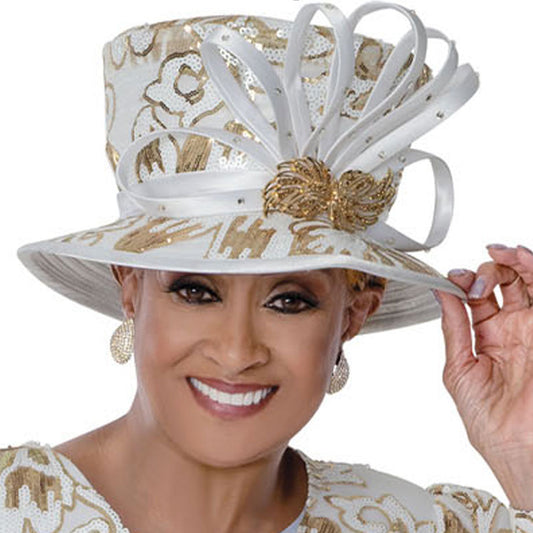 Dorinda Clark Cole 310152-WHG-H-QS Church Hat