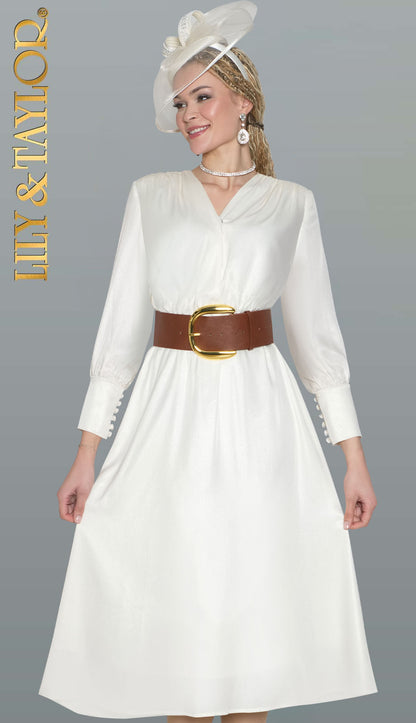 Lily and Taylor 5077-IVR-H Church Hat