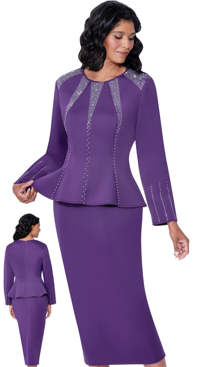Stellar Looks SL600632-PUR-IH Church Suit