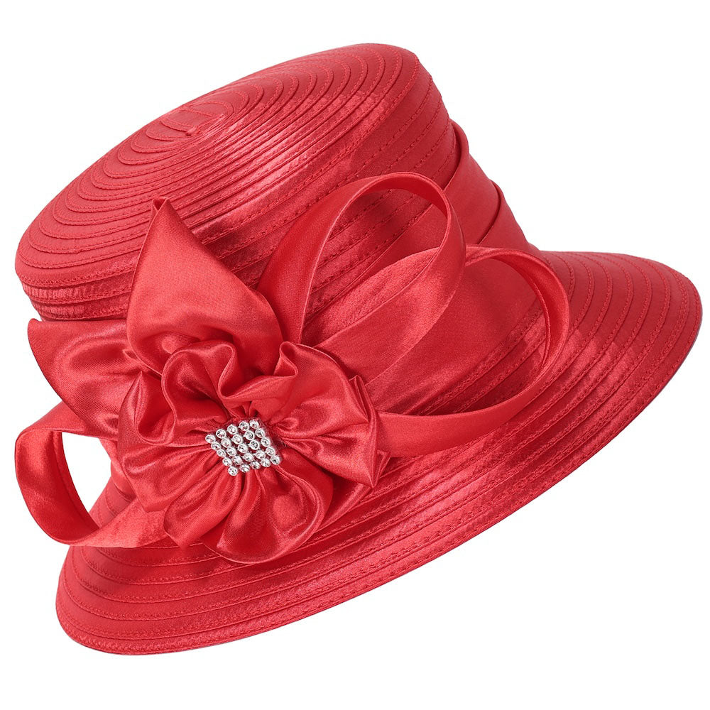 Giovanna HR944-RED Church Hat