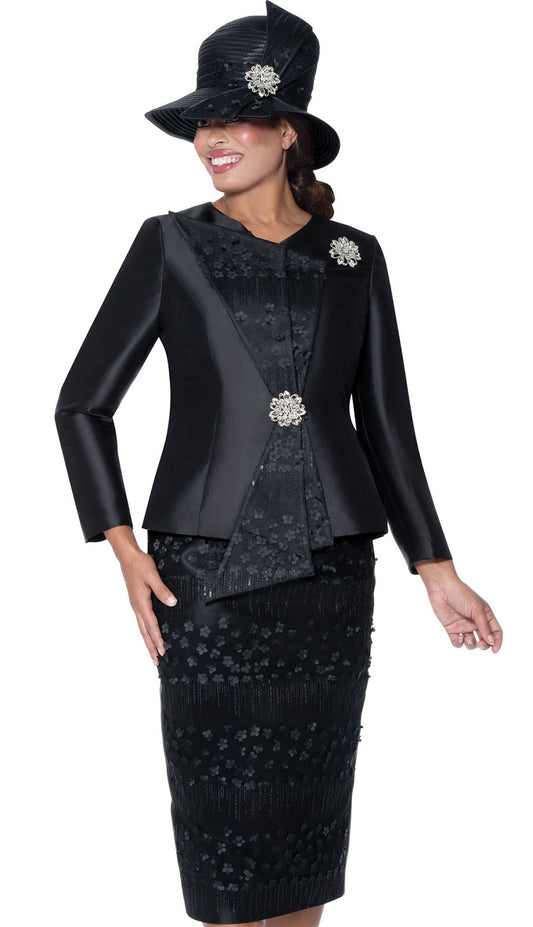 GMI G400952-BLK-QS Ladies Church Suit