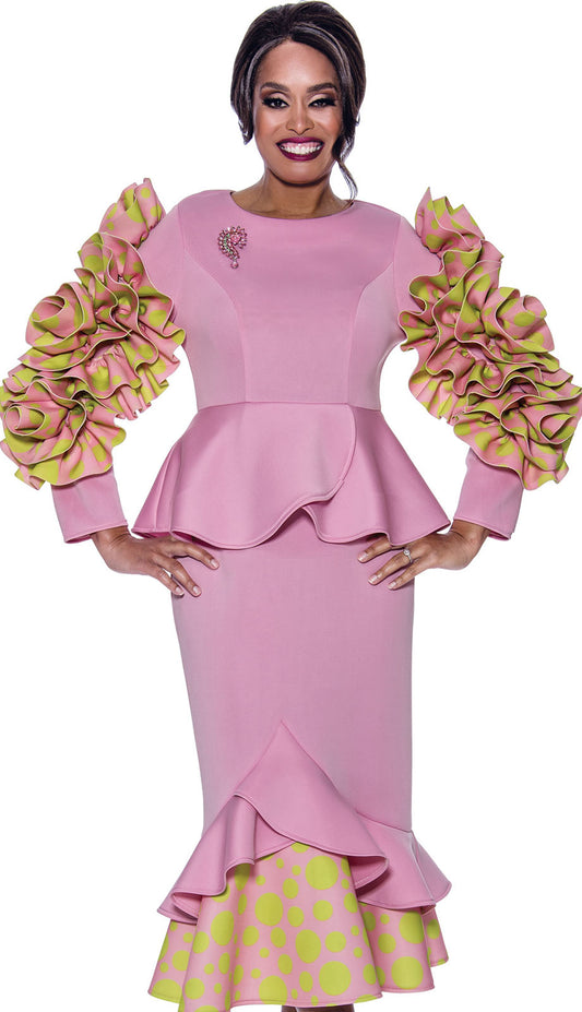 Stellar Looks SL1971-PWL-QS Church Suit