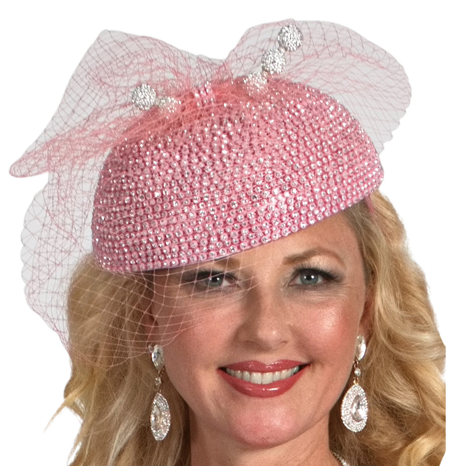 Lily And Taylor H165-PNK Church Hat