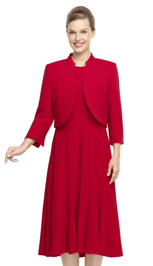 Nina Nischelle 2948-RED-CO Church Dress