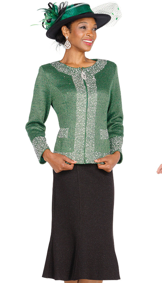 Champagne Italy 5961-GRN-IH Church Suit