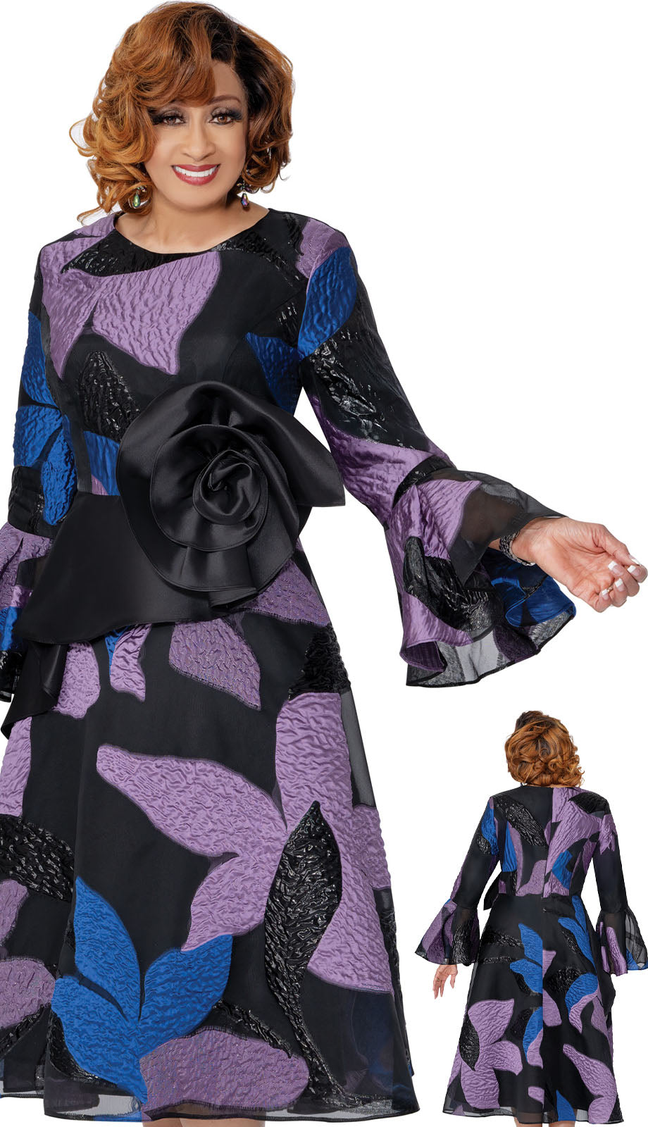 Dorinda Clark Cole 309921-MLT-QS Church Dress