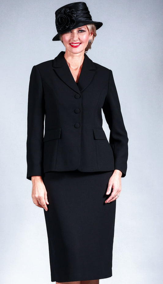 Giovanna S0743-BLK-H Church Hat