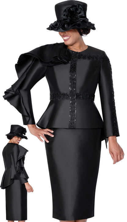GMI G401042-BLK-IH Ladies Church Suit
