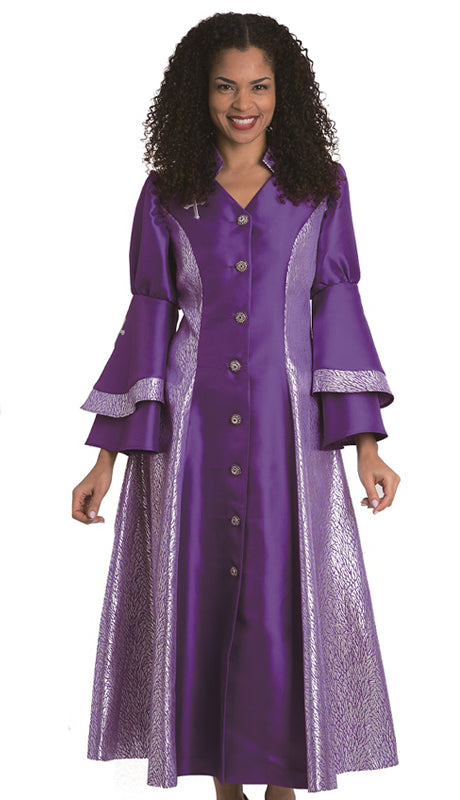 Diana Couture 8147-PU-QS Church Robe