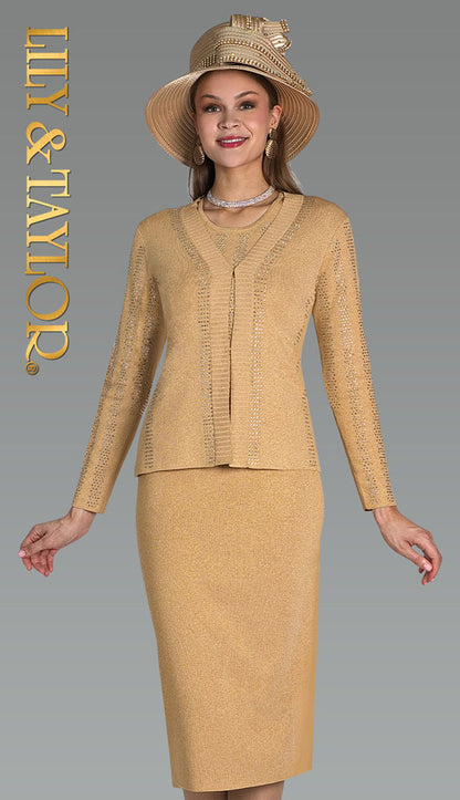 Lily And Taylor 651-BLK Church Suit