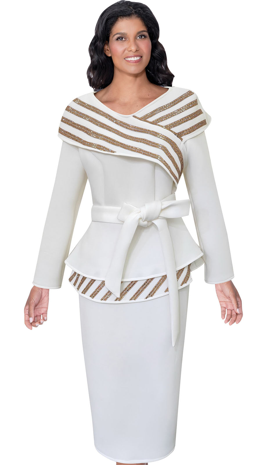 Stellar Looks SL600672-OFW-IH Church Suit