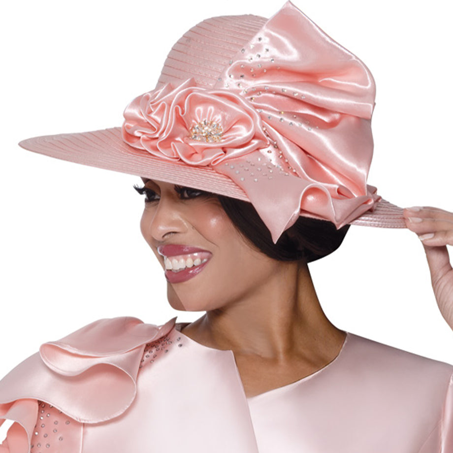 Dorinda Clark Cole 400532-PNK-H-IH Church Hat