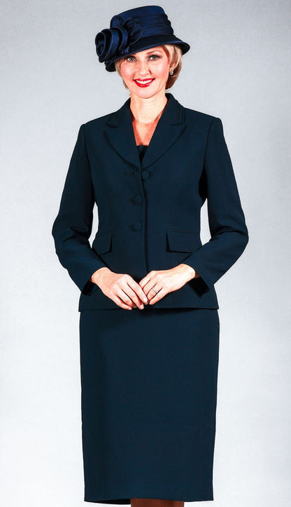 Giovanna S0743-NVY-H Church Hat
