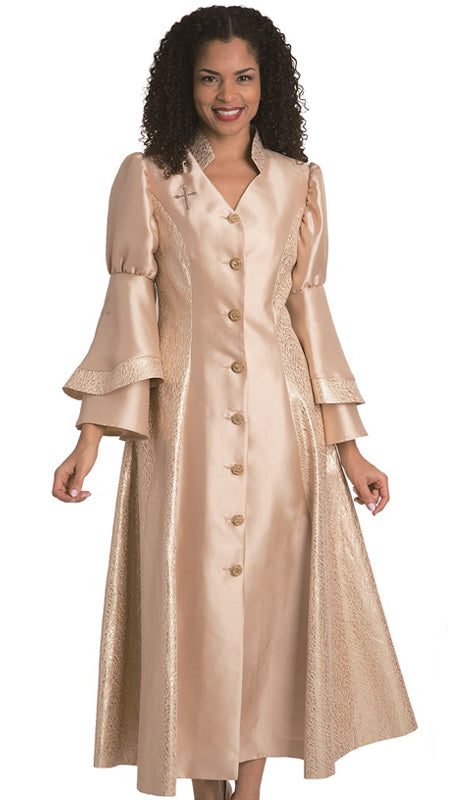 Diana Couture 8147-Gold Church Robe