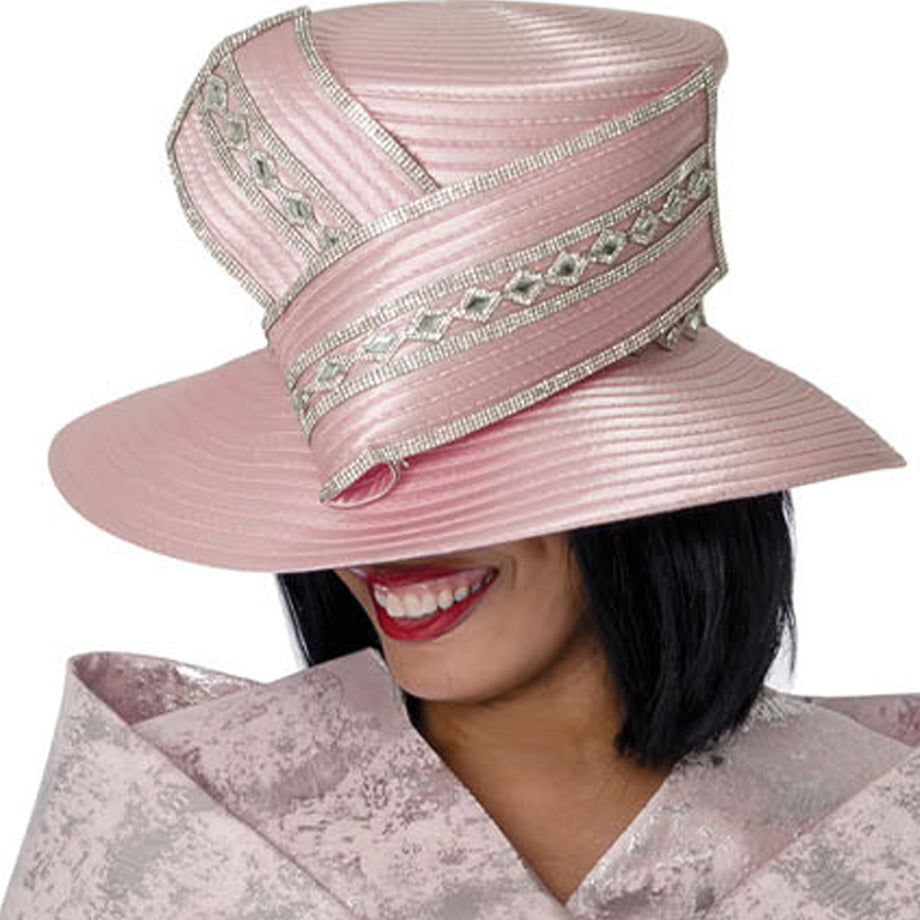 Dorinda Clark Cole 401722-PNK-H-IH Church Hat