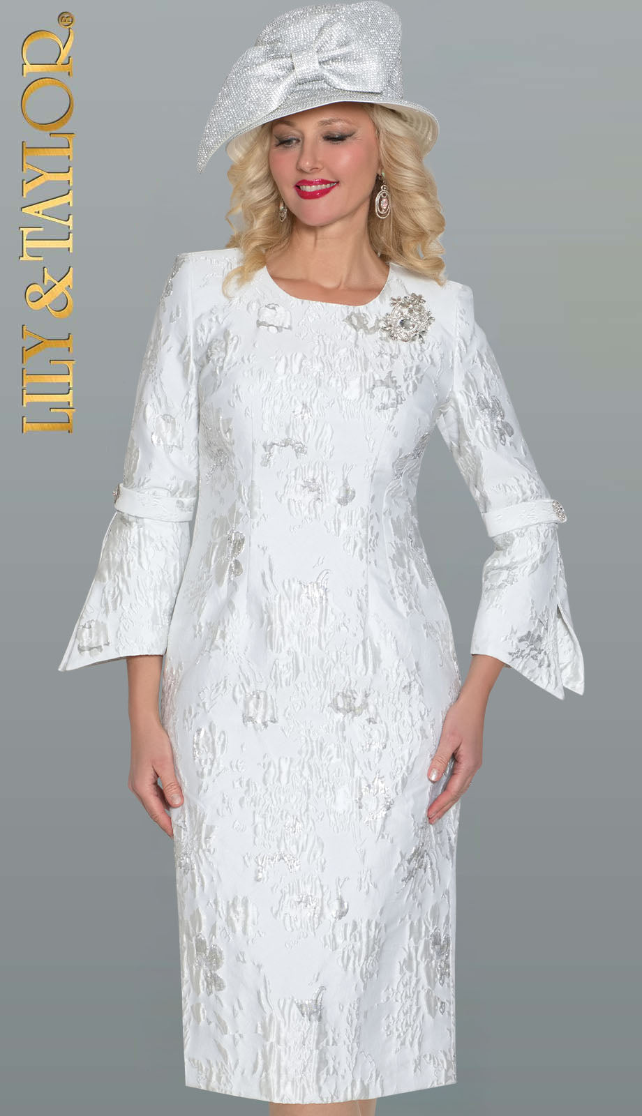Lily And Taylor 4872-WWS Church Dress
