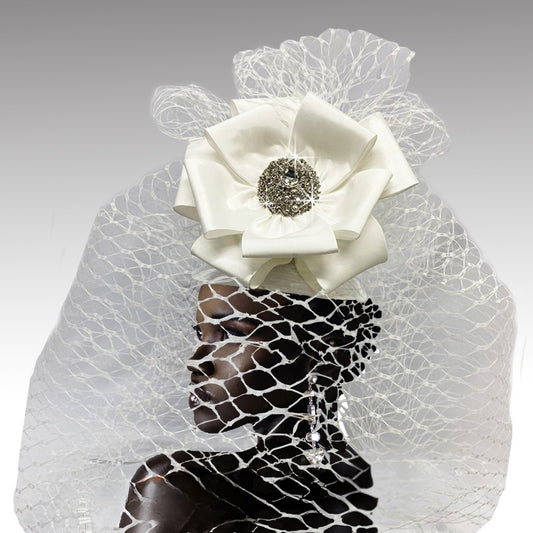 Church Hat 2839 CRUELLA-WH