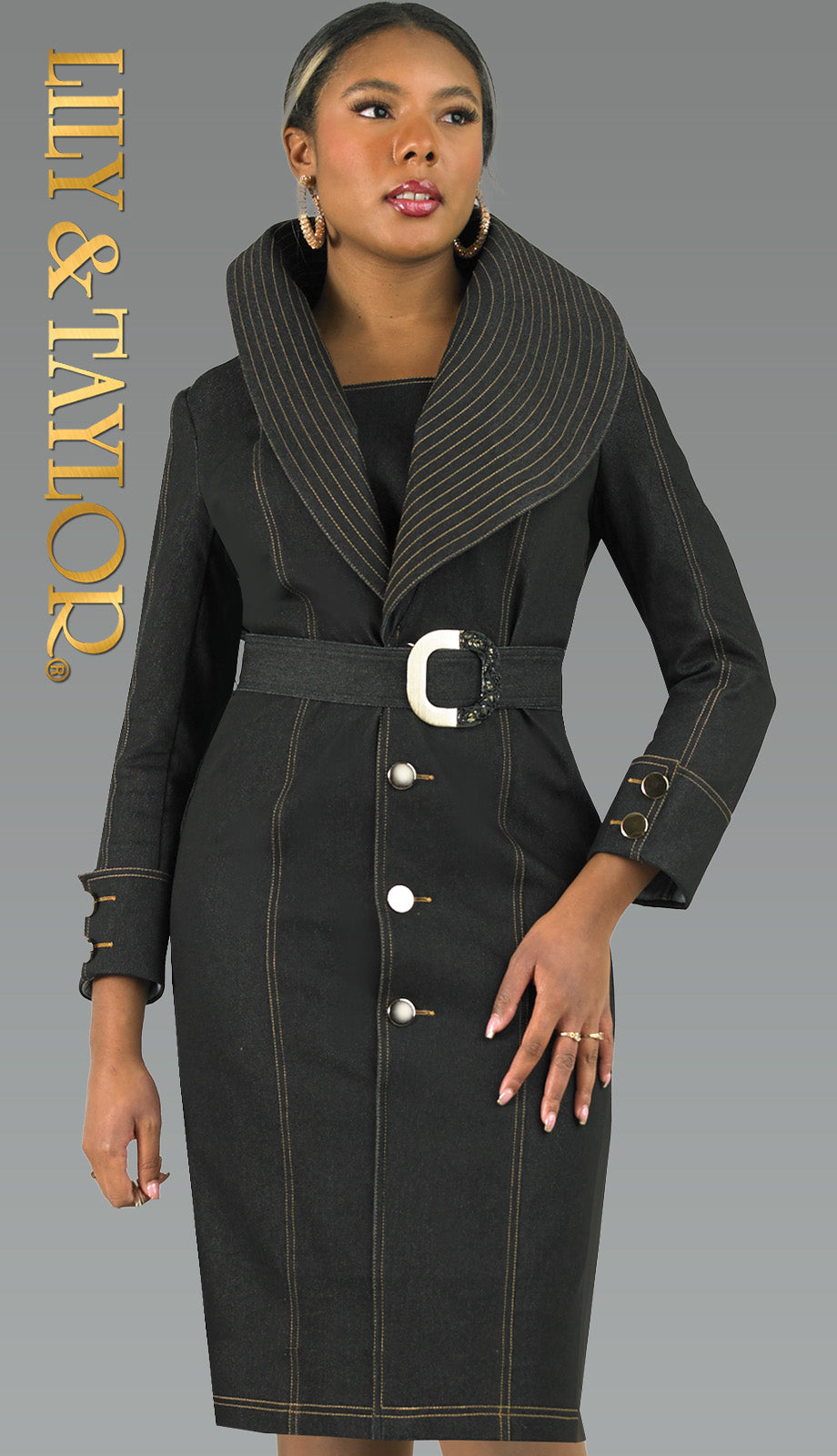Lily And Taylor 4988-BLK