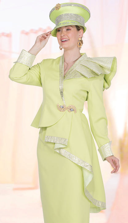 Champagne Italy 6006-GRN-QS Church Suit