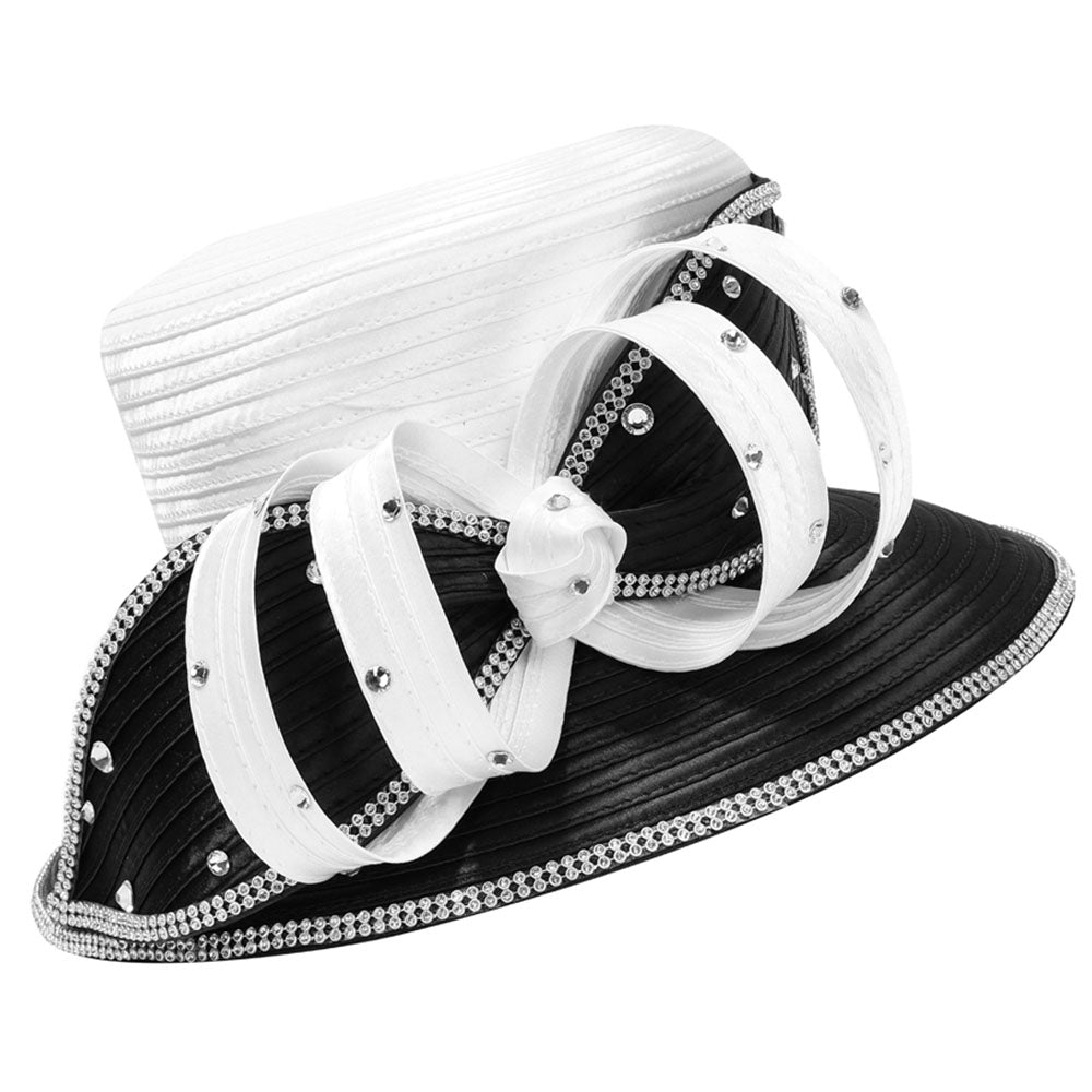 Giovanna HR1061-WWB Church Hat