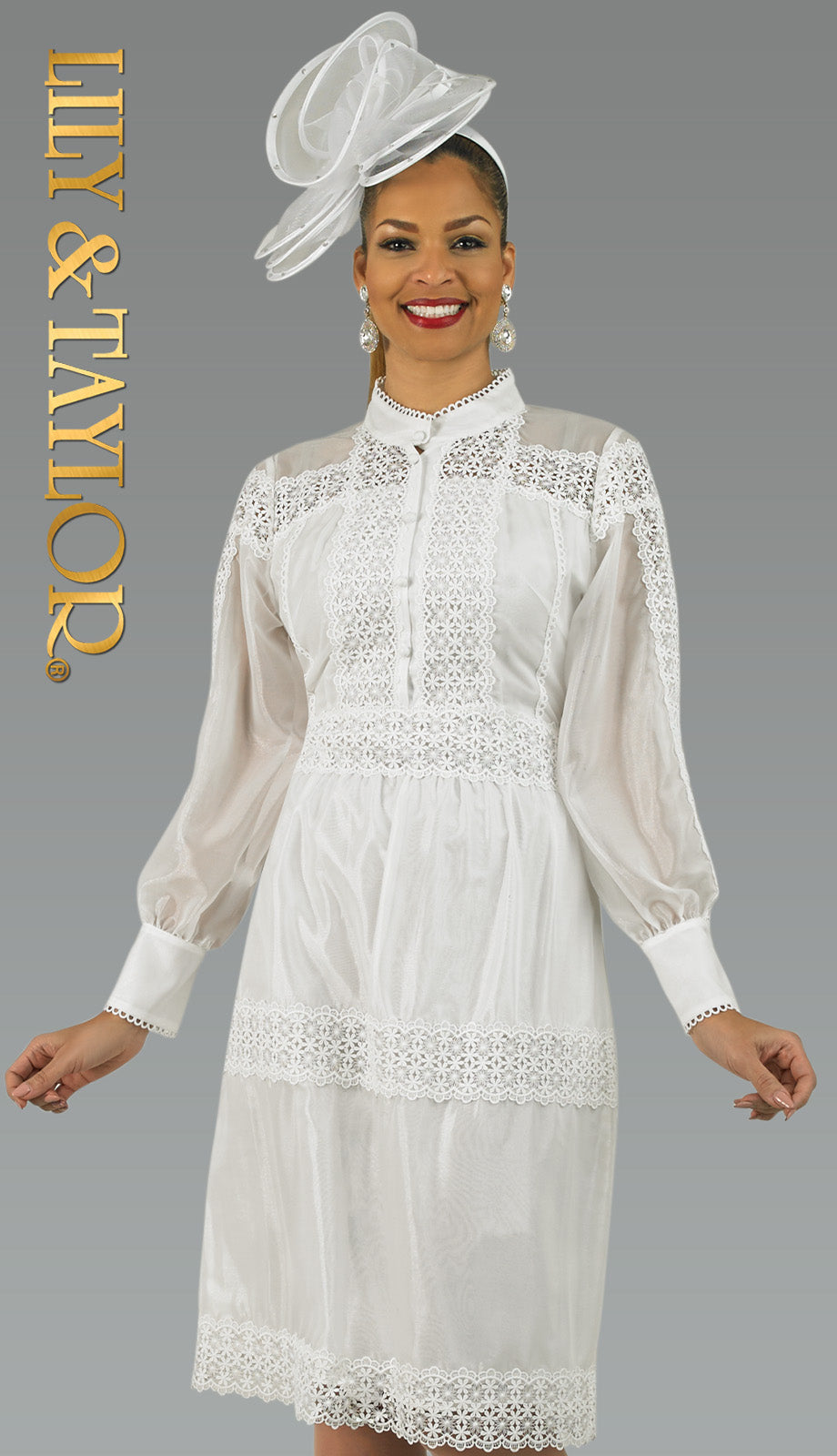 Lily And Taylor 5037-WHT