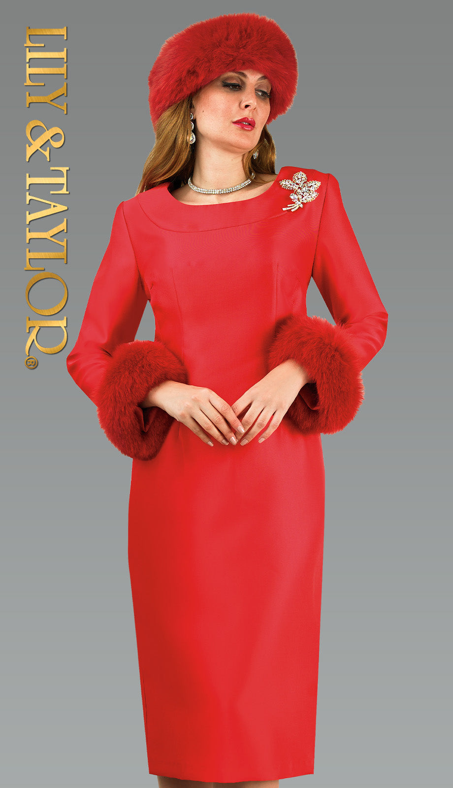 Lily And Taylor 4825-RED
