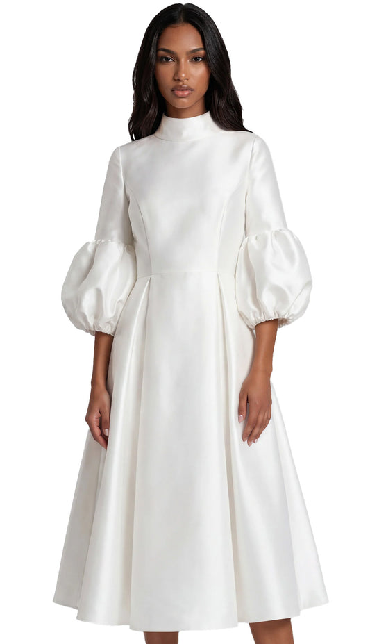 Chancele By Tally Taylor 9871-WHT Church Dress