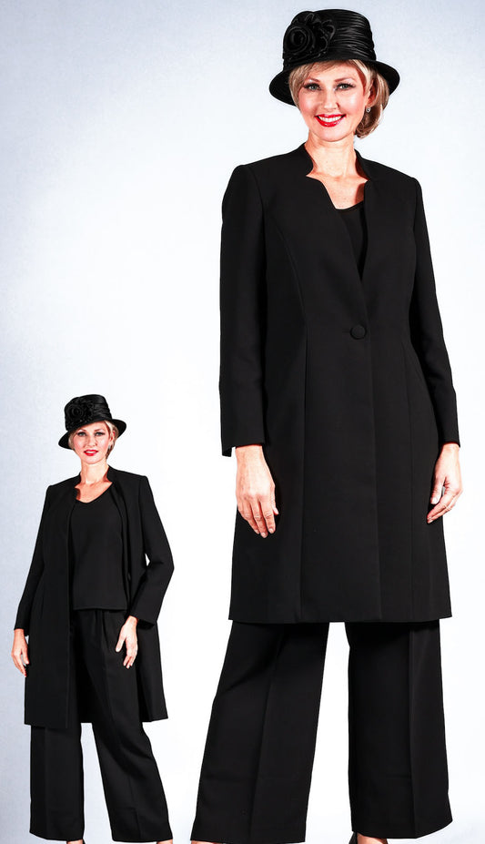 Giovanna S0753-BLK-H Church Hat