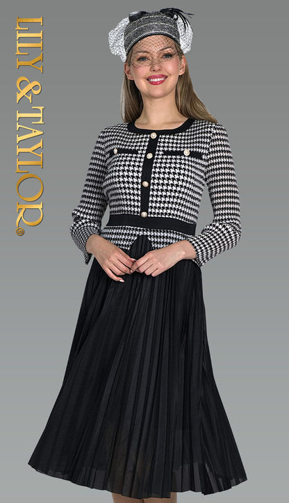 Lily And Taylor 5211-EMR Church Dress