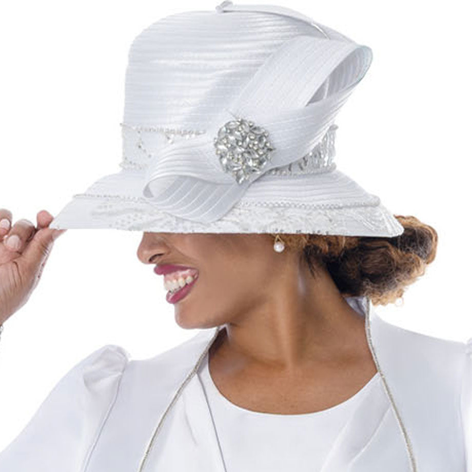 GMI 401903-WHT-H-QS Church Hat