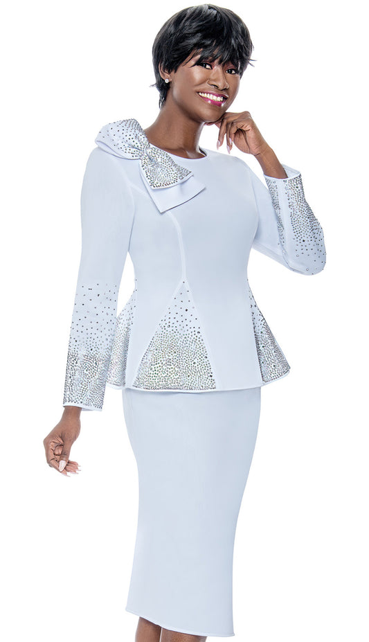 Terramina 7108-WHT-QS Church Suit
