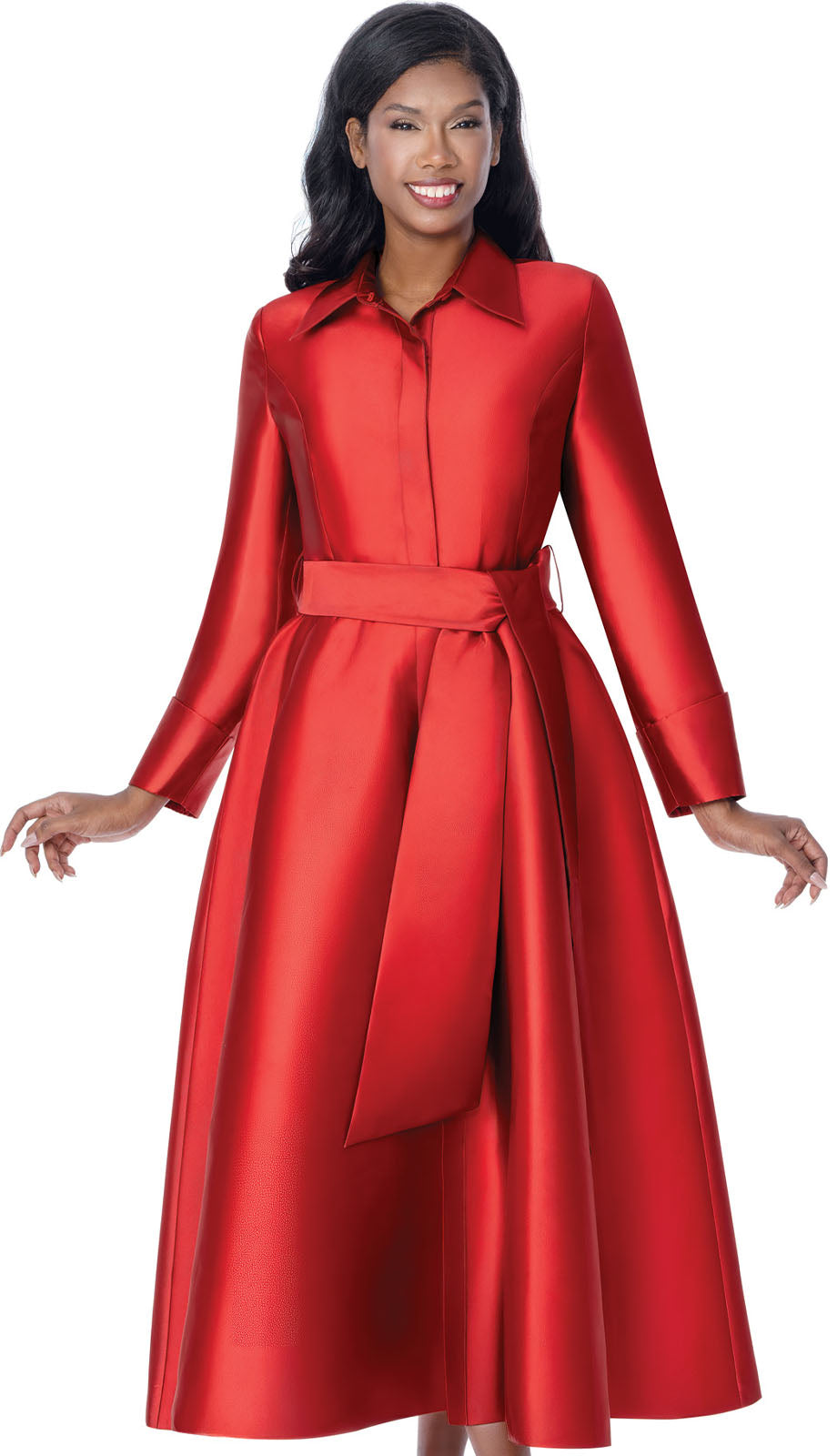 Nubiano 100311-RED-QS Church Dress