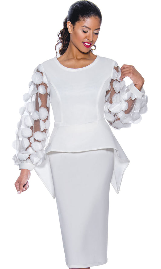 Stellar Looks SL1012-WHT-CO Church Suit