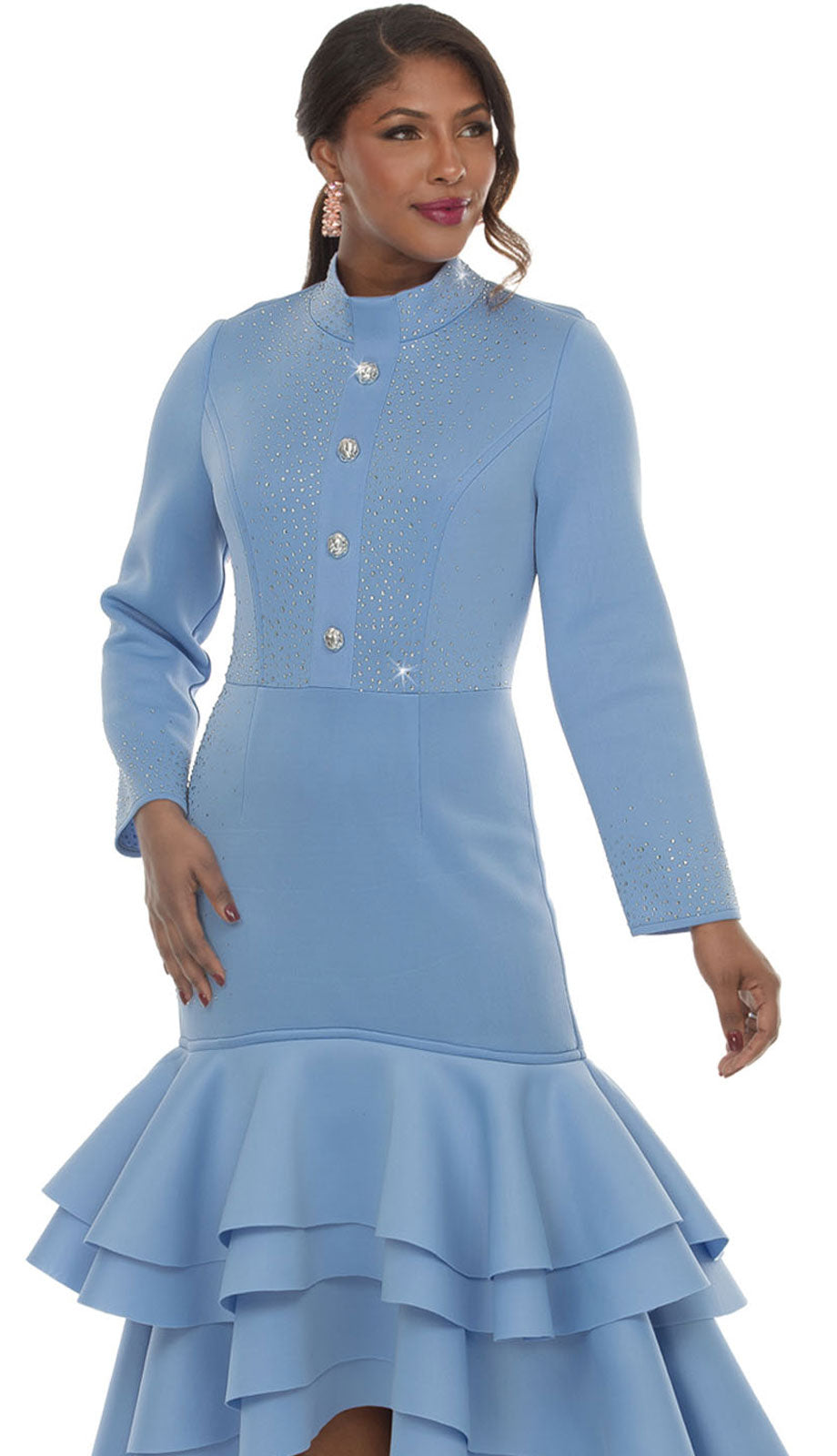Donna Vinci 12301-ICB-QS Church Dress