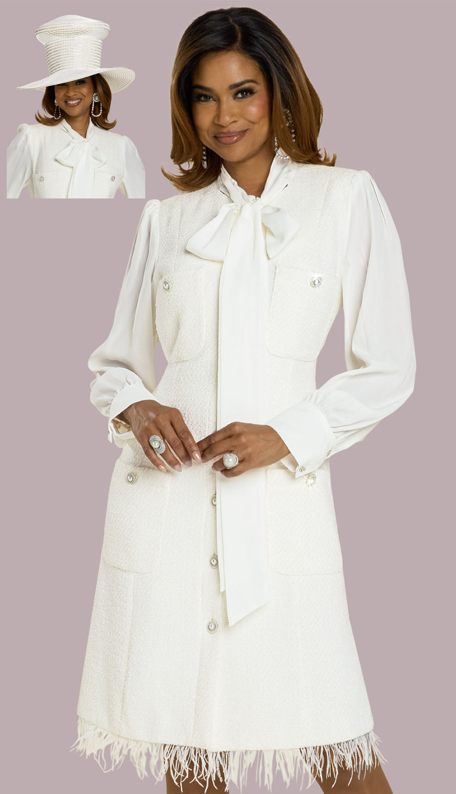 Donna Vinci 12216 Woman's Church Dress