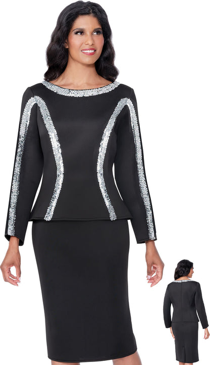 Stellar Looks SL600761-BLK-IH Church Suit
