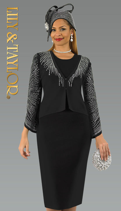 Lily And Taylor 830-BLK-HAT Church Hat