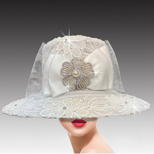 Church Hat 3237 MIKA-WH