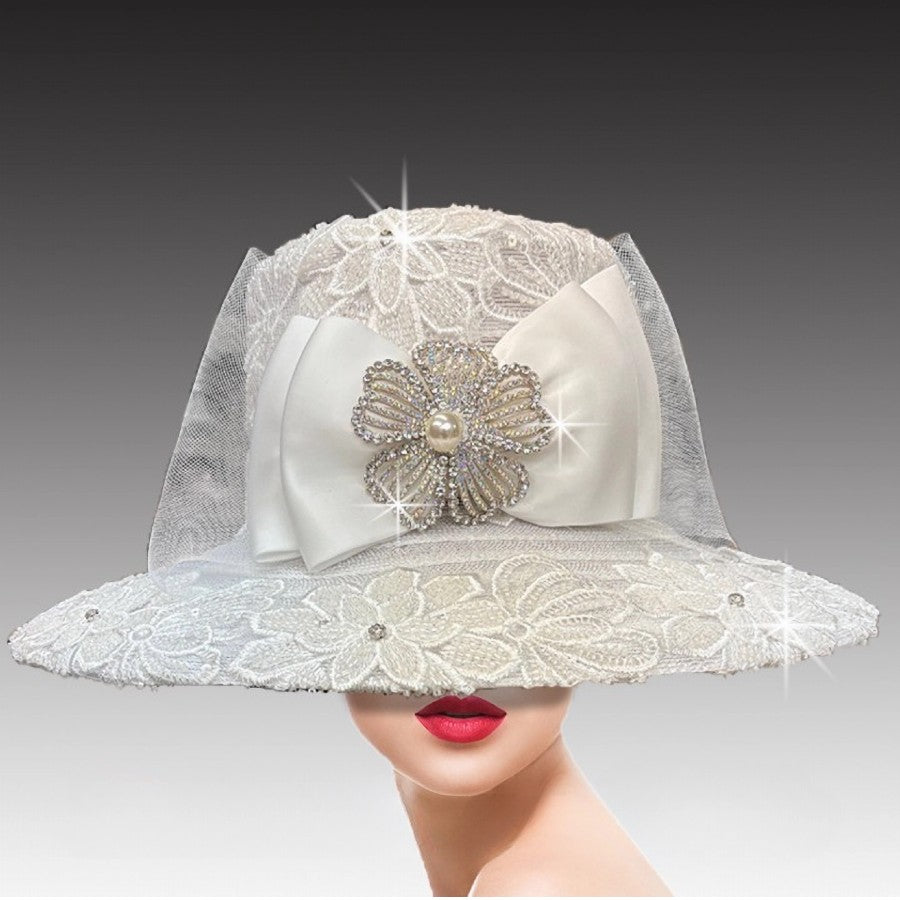 Church Hat 3237B MIKA-WH