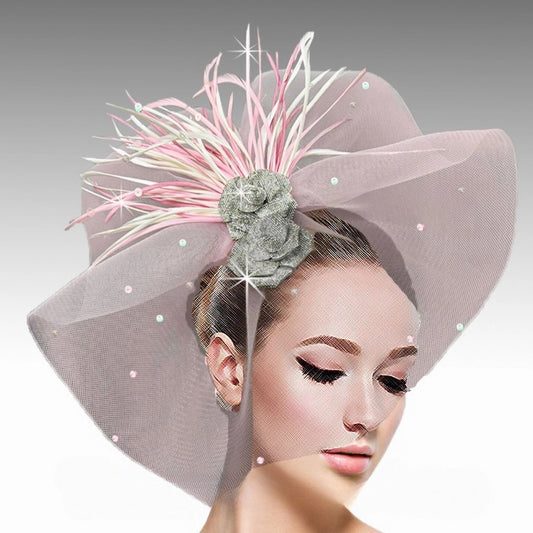 RADIANCE FA3345-PI Church Fascinator
