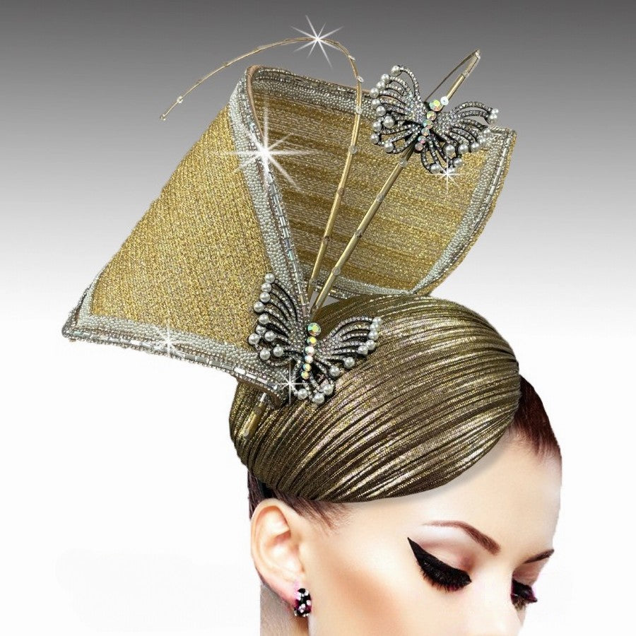 VICEROY FA3363-GO Church Fascinator
