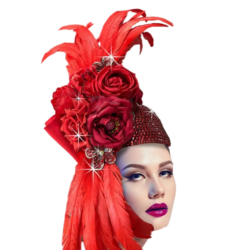 ADELE 3386-RD-QS Church Hat